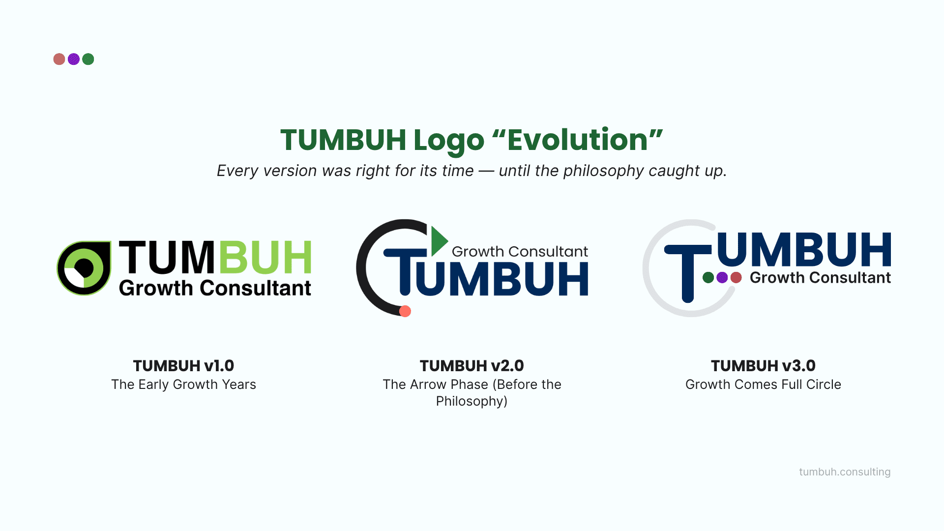 TUMBUH Insights - Lessons from Our Rebrand - The Logo Evolution